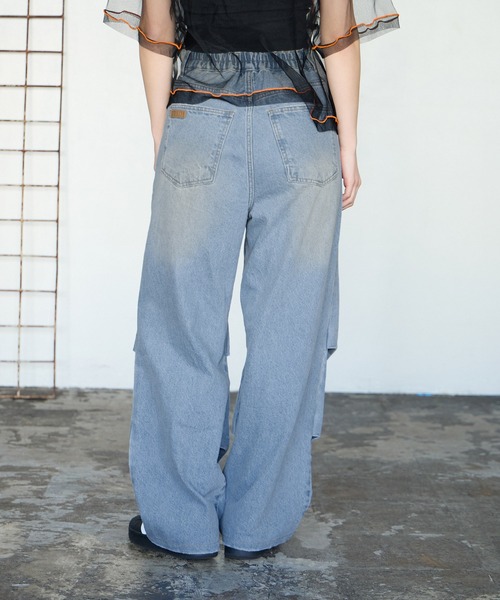 PBLIM(ページボーイリム)の「PBLIM/セットアップデニムパンツ(デニムパンツ・レディース・ブラック/ブルー・MEDIUM/LARGE)」の18枚目の写真