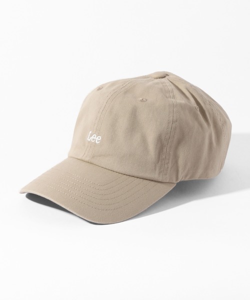 Lee（リー）の「【Lee/リー】オーガニックコットン ミニロゴキャップ（キャップ・メンズ・ピンク/ブラック/マスタード/ネイビー/ホワイト/ベージュ・FREE）」の3枚目の写真