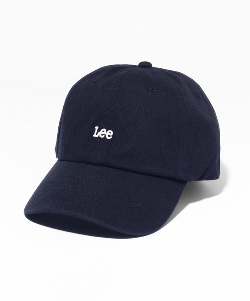 Lee（リー）の「【Lee/リー】オーガニックコットン ミニロゴキャップ（キャップ・メンズ・ピンク/ブラック/マスタード/ネイビー/ホワイト/ベージュ・FREE）」の4枚目の写真