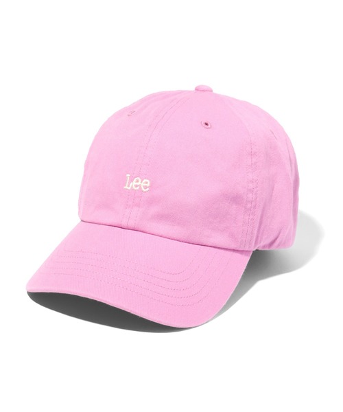 Lee（リー）の「【Lee/リー】オーガニックコットン ミニロゴキャップ（キャップ・メンズ・ピンク/ブラック/マスタード/ネイビー/ホワイト/ベージュ・FREE）」の6枚目の写真