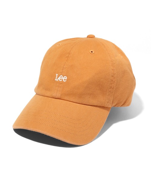 Lee（リー）の「【Lee/リー】オーガニックコットン ミニロゴキャップ（キャップ・メンズ・ピンク/ブラック/マスタード/ネイビー/ホワイト/ベージュ・FREE）」の5枚目の写真