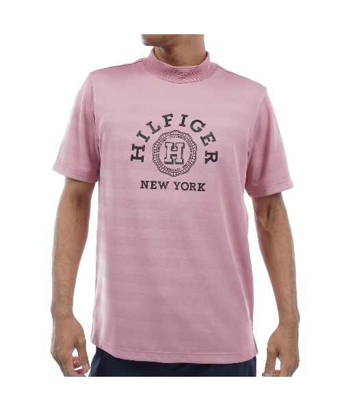 【セール】カレッジロゴ 半袖モックシャツ(Tシャツ/カットソー)|TOMMY HILFIGER GOLF(トミー ヒルフィガー ゴルフ)