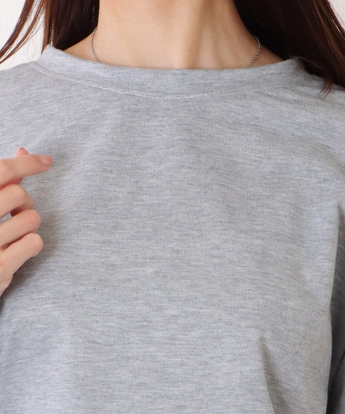 Lace Ladies(レースレディース)の「バックリボン レイヤード コンパクト クルーネック プルオーバー(Tシャツ/カットソー・レディース・ブラック/グレー/ホワイト・XL/M)」の21枚目の写真