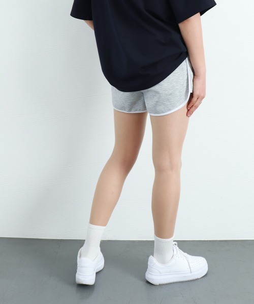 Miniministore（ミニミニストア）の「ショートパンツ カラーパンツ 夏 韓国風（スウェットパンツ・レディース・ミント/ピンク/ブラック/グレー/グリーン/ネイビー・L/M/XL/S）」の22枚目の写真