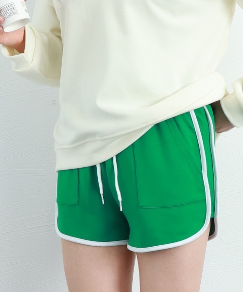 Miniministore（ミニミニストア）の「ショートパンツ カラーパンツ 夏 韓国風（スウェットパンツ・レディース・ミント/ピンク/ブラック/グレー/グリーン/ネイビー・L/M/XL/S）」の10枚目の写真