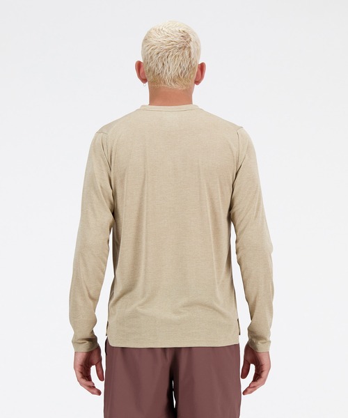 Tシャツ・カットソー New Balance UNI Flying Boston Long Sleeve Tee 5FT859 Athletics Cotton Long Sleeve - New Balance