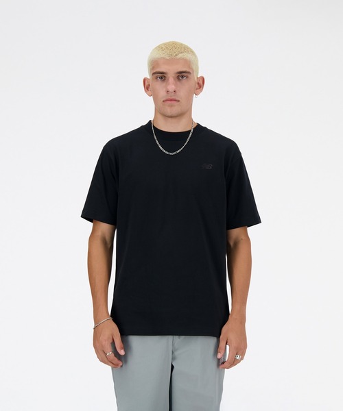 NEW BALANCE(ニューバランス)の「Athletics ショートスリーブTシャツ(Tシャツ/カットソー・メンズ・ブラック/ライトベージュ/ヘザーグレー/ネイビー/ホワイト・SMALL/MEDIUM/LARGE/X-LARGE/XX-LARGE)」の3枚目の写真