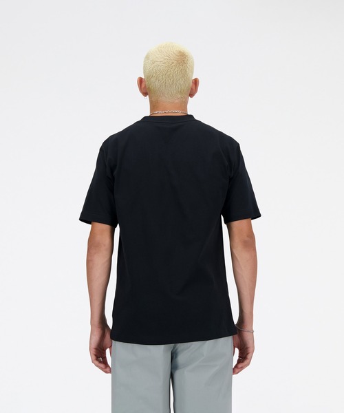 NEW BALANCE(ニューバランス)の「Athletics ショートスリーブTシャツ(Tシャツ/カットソー・メンズ・ブラック/ライトベージュ/ヘザーグレー/ネイビー/ホワイト・SMALL/MEDIUM/LARGE/X-LARGE/XX-LARGE)」の16枚目の写真