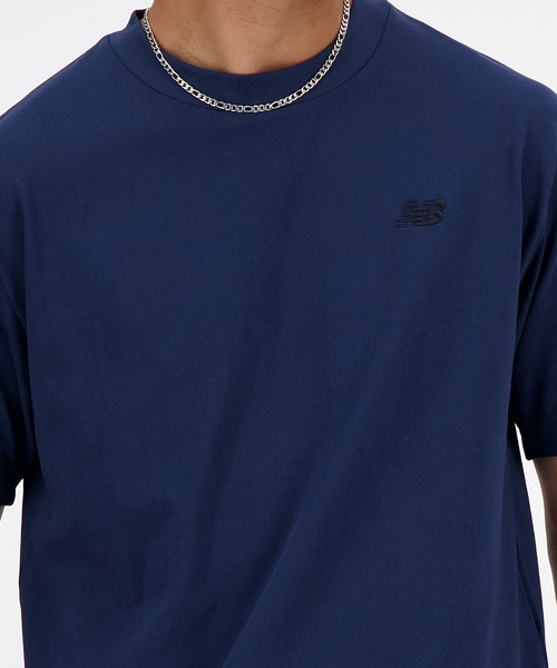 NEW BALANCE(ニューバランス)の「Athletics ショートスリーブTシャツ(Tシャツ/カットソー・メンズ・ブラック/ライトベージュ/ヘザーグレー/ネイビー/ホワイト・SMALL/MEDIUM/LARGE/X-LARGE/XX-LARGE)」の9枚目の写真