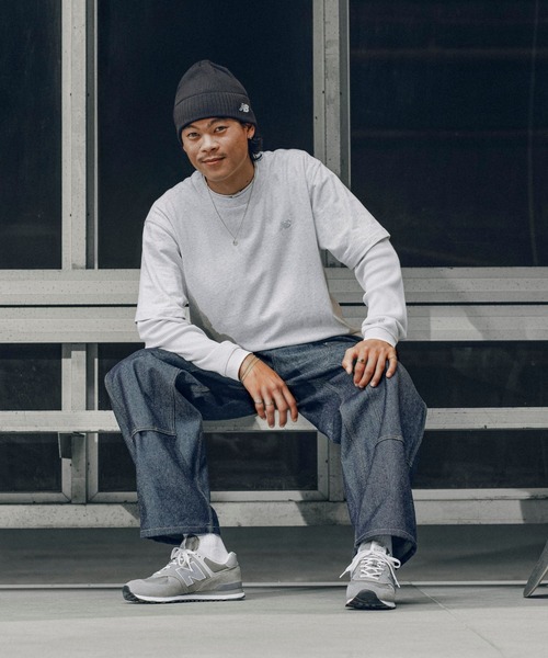 NEW BALANCE(ニューバランス)の「Athletics ショートスリーブTシャツ(Tシャツ/カットソー・メンズ・ブラック/ライトベージュ/ヘザーグレー/ネイビー/ホワイト・SMALL/MEDIUM/LARGE/X-LARGE/XX-LARGE)」の7枚目の写真