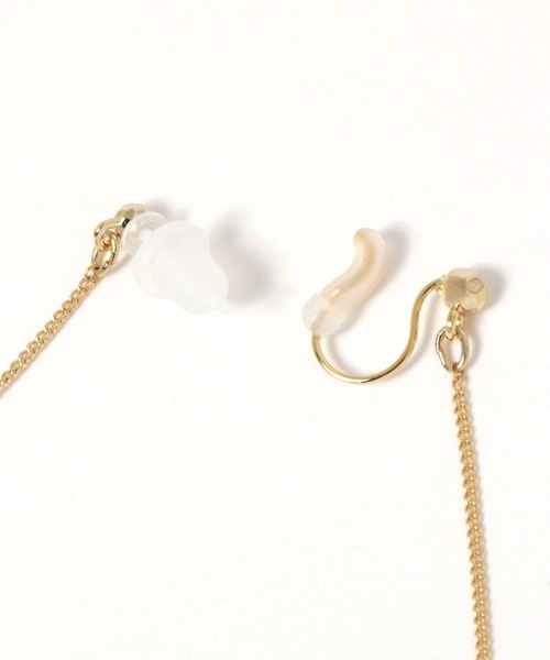 GLOBAL WORK(グローバルワーク)の「MADE IN JAPANパール粒ピアス/イヤリング/MATINEE LINE/104770(ピアス(両耳用)・レディース・ゴールド系1/ゴールド系2・ONE SIZE)」の3枚目の写真