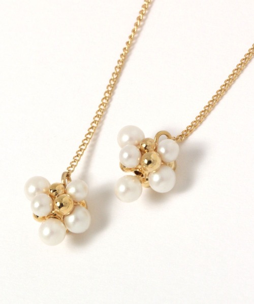 GLOBAL WORK(グローバルワーク)の「MADE IN JAPANパール粒ピアス/イヤリング/MATINEE LINE/104770(ピアス(両耳用)・レディース・ゴールド系1/ゴールド系2・ONE SIZE)」の4枚目の写真