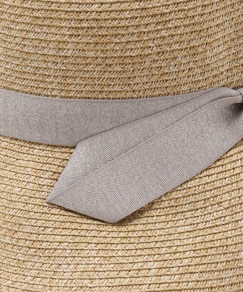 NOLLEY’S（ノーリーズ）の「ラメリボンペーパーダウンハット（ハット・レディース・ナチュラル・FREE）」の5枚目の写真