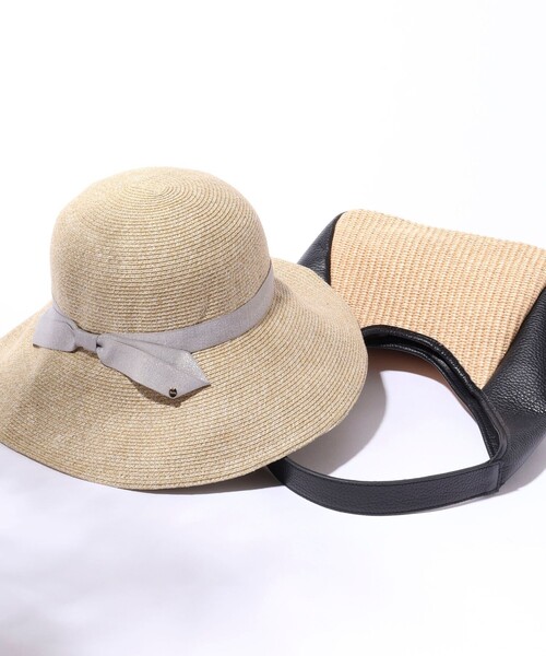 NOLLEY’S（ノーリーズ）の「ラメリボンペーパーダウンハット（ハット・レディース・ナチュラル・FREE）」の10枚目の写真