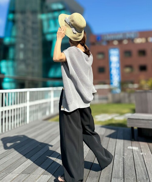 NOLLEY’S（ノーリーズ）の「ラメリボンペーパーダウンハット（ハット・レディース・ナチュラル・FREE）」の11枚目の写真