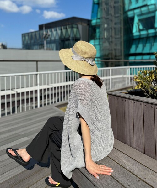 NOLLEY’S（ノーリーズ）の「ラメリボンペーパーダウンハット（ハット・レディース・ナチュラル・FREE）」の18枚目の写真