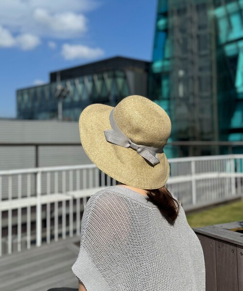 NOLLEY’S（ノーリーズ）の「ラメリボンペーパーダウンハット（ハット・レディース・ナチュラル・FREE）」の19枚目の写真