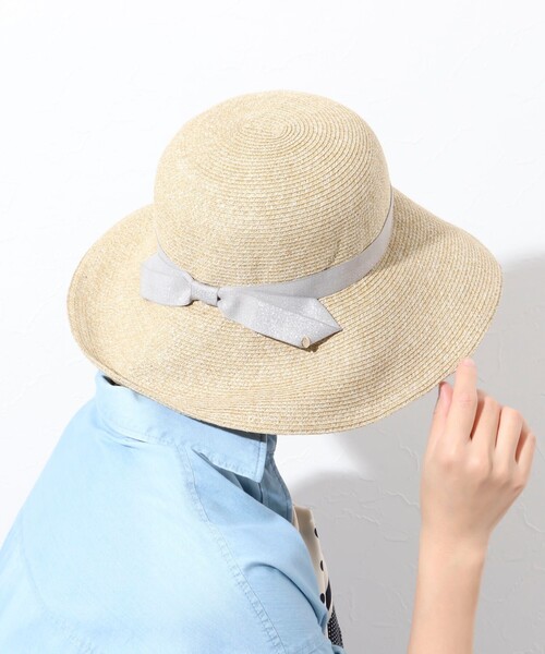 NOLLEY’S（ノーリーズ）の「ラメリボンペーパーダウンハット（ハット・レディース・ナチュラル・FREE）」の22枚目の写真