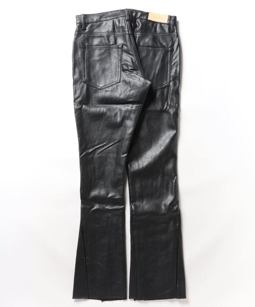 mnml（ミニマル）の「mnml/ミニマル/B169 LEATHER FLARE PANTS（その他パンツ・メンズ・ブラック・30/32/29/34/28）」の8枚目の写真