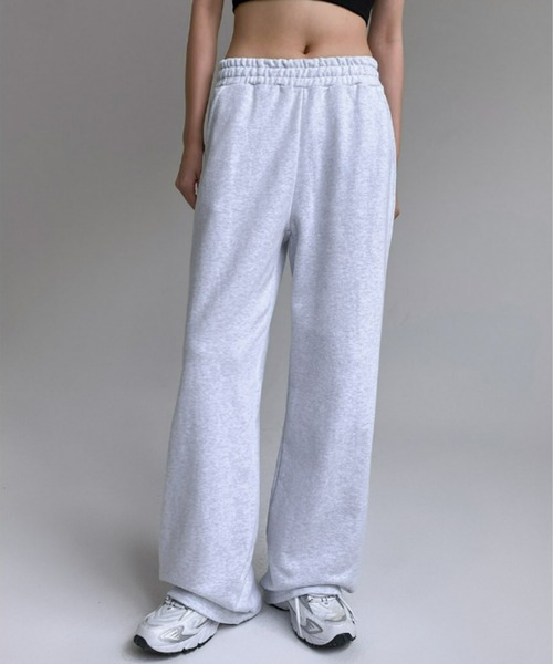 [MADE] コットン混ワイドパンツ（スウェットパンツ）｜BLACKUP（ブラックアップ）