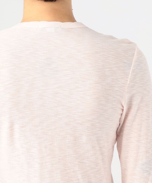 JAMES PERSE（ジェームスパース）の「スラブジャージー ロングスリーブプルオーバー WUA3361（Tシャツ/カットソー・レディース・ピンク・1/0/2）」の5枚目の写真