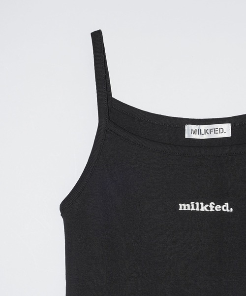 MILKFED.（ミルクフェド）の「MILKFED.  CAMISOLE（キャミソール・レディース・ベージュ/ネイビー/ブラック/ホワイト・S/M）」の15枚目の写真