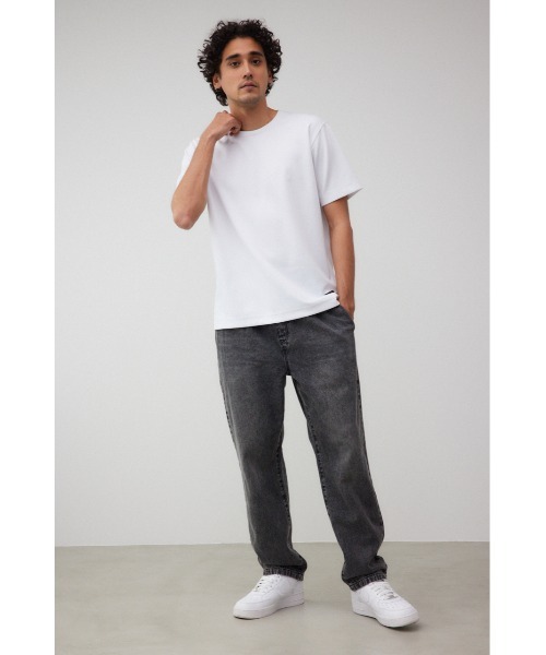 AZUL by moussy（アズールバイマウジー）の「イージーリラックスワイドデニム（デニムパンツ・メンズ・ライトブルー/ライトブラック・FREE）」の5枚目の写真