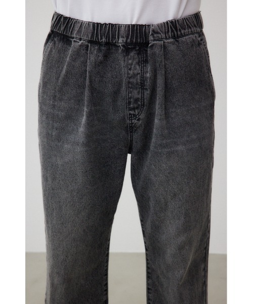 AZUL by moussy（アズールバイマウジー）の「イージーリラックスワイドデニム（デニムパンツ・メンズ・ライトブルー/ライトブラック・FREE）」の9枚目の写真