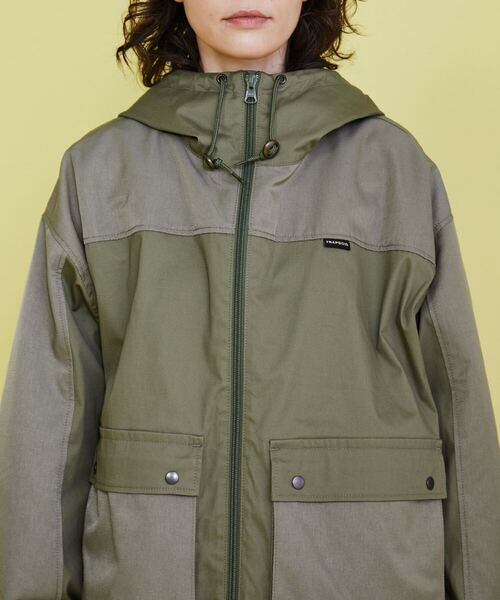 FRAPBOIS（フラボア）の「サイロ マウンテンパーカー（マウンテンパーカー・レディース・カーキ/ネイビー・1/2）」の5枚目の写真