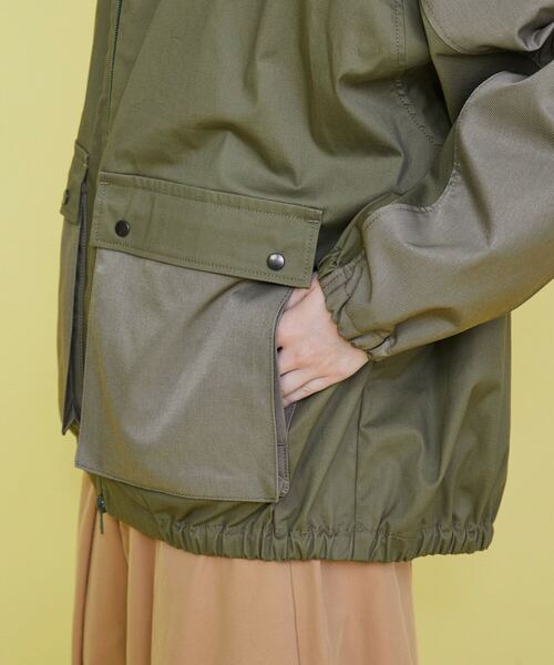 FRAPBOIS（フラボア）の「サイロ マウンテンパーカー（マウンテンパーカー・レディース・カーキ/ネイビー・1/2）」の7枚目の写真