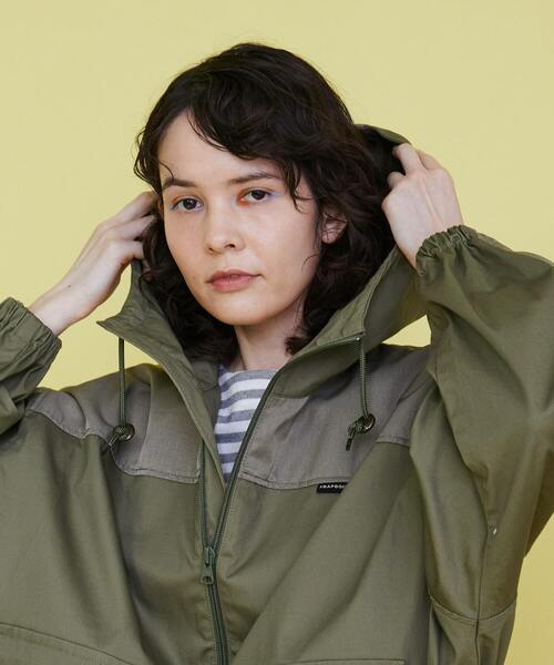 FRAPBOIS（フラボア）の「サイロ マウンテンパーカー（マウンテンパーカー・レディース・カーキ/ネイビー・1/2）」の10枚目の写真