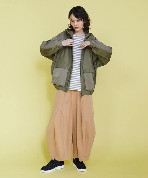 FRAPBOIS（フラボア）の「サイロ マウンテンパーカー（マウンテンパーカー・レディース・カーキ/ネイビー・1/2）」の19枚目の写真