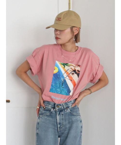 Ungrid - さっち！新品UngridリメイクビッグTee♡ アングリッド Ungrid 新色追加！ヴィンテージウォッシュロゴ