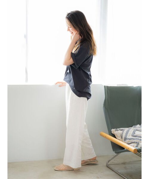 Ungrid（アングリッド）の「フォトビッグロゴTee（Tシャツ/カットソー・レディース・オフホワイト/チャコールグレー/ピンク/イエロー/ブルー・FREE）」の22枚目の写真