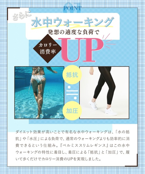 BELMISE(ベルミス)の「【公式】 BELMISE ベルミス 着圧レギンス スリムレギンス 単品 着圧スパッツ レディース 補正下着 着圧 黒 レギンス スパッツ 着圧タイツ ハイウエスト 美脚 脚痩せ むくみ ダイエット タイツ グラマラス ヨガ(レギンス/スパッツ・レディース・ブラック・L-XL/M-L)」の17枚目の写真