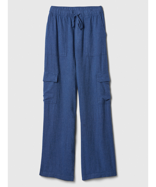 GAP メンズカーゴパンツ（色：ブラック系）｜ボトムス、パンツ