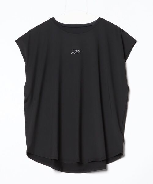 NERGY（ナージー）の「ナージージャパン NERGY フレンチスリーブTシャツ_（Tシャツ/カットソー・レディース・ブラック/ダークブルー/ホワイト・M/L）」の2枚目の写真