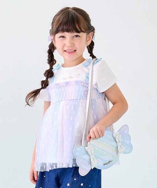mezzo piano（メゾピアノ）の「グラデーション星チュール チュニック