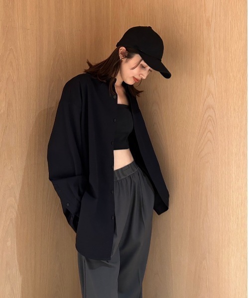 emmi（エミ）の「emmiロゴ撥水コットンキャップ（キャップ・レディース・ブラック/ホワイト・FREE）」の9枚目の写真