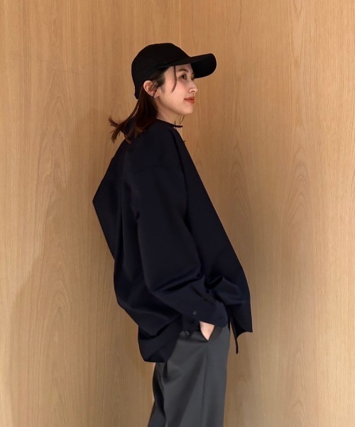 emmi（エミ）の「emmiロゴ撥水コットンキャップ（キャップ・レディース・ブラック/ホワイト・FREE）」の10枚目の写真