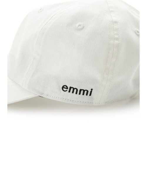 emmi（エミ）の「emmiロゴ撥水コットンキャップ（キャップ・レディース・ブラック/ホワイト・FREE）」の13枚目の写真