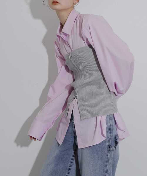セール】アームスリットオーバーシャツ（シャツ/ブラウス）｜SENSE OF