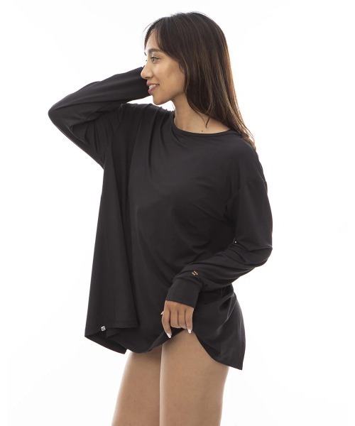 【セール】BILLABONG レディース 【FOR SAND AND WATER】 BACK OPEN LS RASH TEE ラッシュガード 【2024年春夏モデル】/ビラボン長袖水着（ラッシュガード）｜BILLABONG（ビラボン）