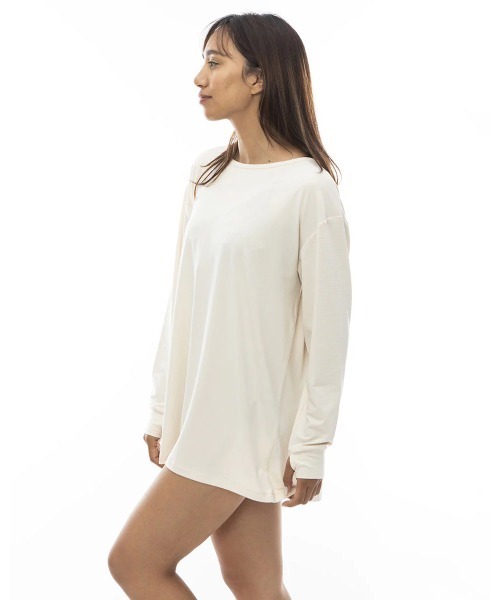 【セール】BILLABONG レディース 【FOR SAND AND WATER】 BACK OPEN LS RASH TEE ラッシュガード 【2024年春夏モデル】/ビラボン長袖水着（ラッシュガード）｜BILLABONG（ビラボン）