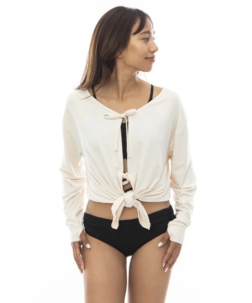 【セール】BILLABONG レディース 【FOR SAND AND WATER】 BACK OPEN LS RASH TEE ラッシュガード 【2024年春夏モデル】/ビラボン長袖水着（ラッシュガード）｜BILLABONG（ビラボン）