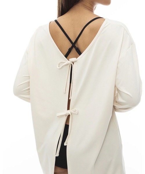 【セール】BILLABONG レディース 【FOR SAND AND WATER】 BACK OPEN LS RASH TEE ラッシュガード 【2024年春夏モデル】/ビラボン長袖水着（ラッシュガード）｜BILLABONG（ビラボン）