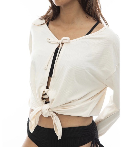 【セール】BILLABONG レディース 【FOR SAND AND WATER】 BACK OPEN LS RASH TEE ラッシュガード 【2024年春夏モデル】/ビラボン長袖水着（ラッシュガード）｜BILLABONG（ビラボン）