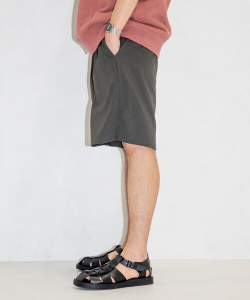 FREAK'S STORE(フリークスストア)の「FREAK’S STORE/フリークスストア Reflax/リフラクス 2タック ワイド ショートパンツ/リラックスフィット(その他パンツ・メンズ・オフホワイト/オリーブ/チャコールグレー/ブラック・LARGE/MEDIUM/SMALL)」の21枚目の写真