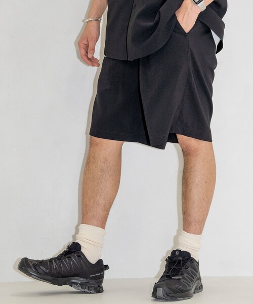 FREAK'S STORE(フリークスストア)の「FREAK’S STORE/フリークスストア Reflax/リフラクス 2タック ワイド ショートパンツ/リラックスフィット(その他パンツ・メンズ・オフホワイト/オリーブ/チャコールグレー/ブラック・LARGE/MEDIUM/SMALL)」の8枚目の写真