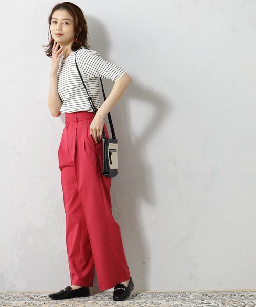 FOUND GOOD(ファウンドグッド)の「リブタイトニット5分袖プルオーバー(ニット/セーター・レディース・ブラック/ブルー系6/ホワイト系5/グレー系/ピンク系5・L/M/S)」の18枚目の写真